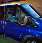 Ford Transit 2000–2014 Durvju rokturu uzlikas (nerūsējošais tērauds) foto 4