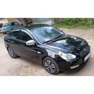 Spoguļu hroma uzlikas (2 gab., plastmasa) Hyundai Accent 2006–2010 foto 2