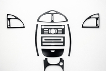 Citroen C-5 2008–2017 Instrumentu paneļa uzlika Alumīnijs foto 1