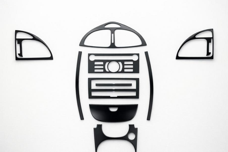 Citroen C-5 2008–2017 Instrumentu paneļa uzlika Alumīnijs Image
