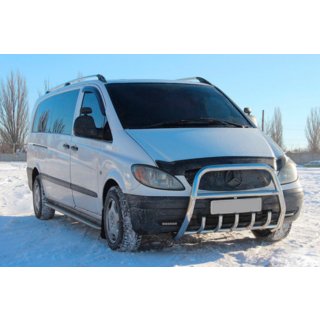 Bullbar XL-WT025 (nerūsējošais tērauds) Mercedes Vito W639 2004–2014 foto 1