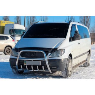 Bullbar XL-WT025 (nerūsējošais tērauds) Mercedes Vito W639 2004–2014 foto 2
