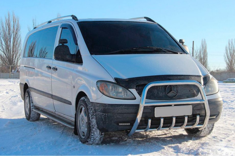 Mercedes Vito W639 2004–2014 Bullbar XL-WT025 (nerūsējošais tērauds) Image