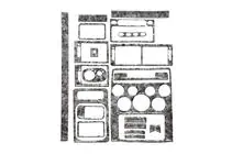 Ford Connect 2002–2006 Instrumentu paneļa uzlikas foto 2