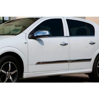 Durvju moldingu komplekts (4 gab., nerūsējošais tērauds) Opel Astra H 2004–2013 foto 1