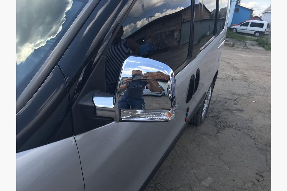 Opel Combo 2012–2018 Hroma spoguļu uzlikas (2 gab., ABS) Carmos - hromēta ABS plastmasa Foto 2