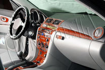 Mazda 3 2003–2009 Paneļa uzlikas Alumīnijs foto 5
