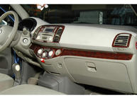 Nissan Micra K12 2003–2010 Paneļa uzlikas Titāns foto 3