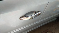 Opel Vectra C 2002–2008 Durvju rokturu uzlikas (4 gab., nerūsējošais tērauds) OmsaLine – itāļu nerūsējošais tērauds foto 8