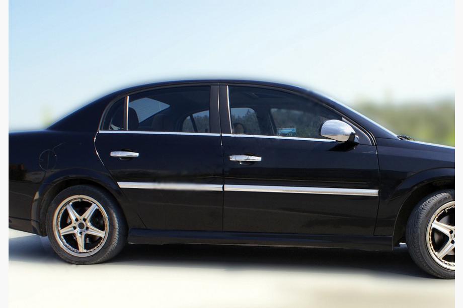 Opel Vectra C 2002–2008 Ārējās logu apmales (4 gab., nerūsējošais tērauds) Carmos - turku teras Foto 3