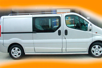 Opel Vivaro 2001–2015 Sānu caurules (2 gab., nerūs. tērauds) foto 9
