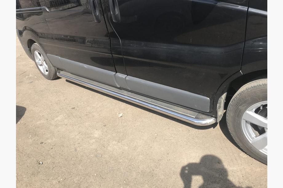 Opel Vivaro 2001–2015 Sānu pakāpieni Premium (2 gab., nerūsējošais tērauds) 60 mm, garā riteņu bāze Foto 3