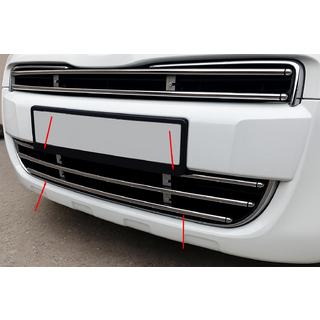 Viena gabala režģis (nerūsējošais tērauds) Peugeot Partner Tepee 2008–2018 foto 1