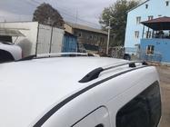 Renault Kangoo 1998–2008 Hromēti jumta reliņi Standarta bāze, plastmasas stiprinājuma pēdas foto 9