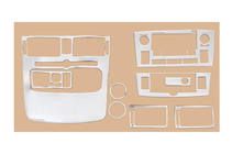 Toyota Avensis 2003–2009 Paneļa uzlikas Small Alumīnijs foto 1
