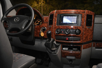Volkswagen Crafter 2006–2016 Paneļa dekoratīvo uzliku komplekts (50 detaļas) Alumīnijs foto 2