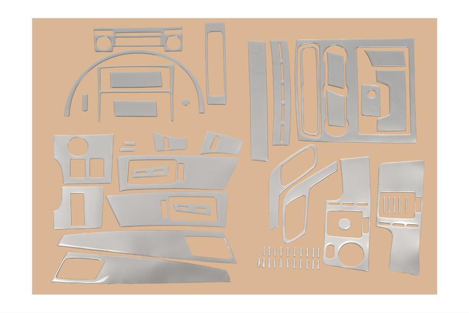 Volkswagen Crafter 2006–2016 Paneļa dekoratīvo uzliku komplekts (50 detaļas) Karbon Foto 6