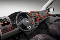 Volkswagen T5 2010–2015 Paneļa uzlikas Karbon foto 1