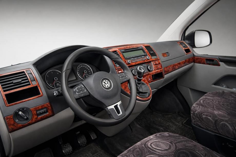 Volkswagen T5 2010–2015 Paneļa uzlikas Karbon Image