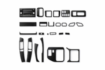 Toyota Land Cruiser Prado 120 2002–2009 Salona paneļa uzlikas Alumīnijs foto 1