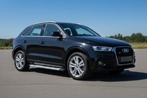 Audi Q3 2011–2019 Sānu sliekšņi Maya V2 (2 gab., alumīnijs) foto 1