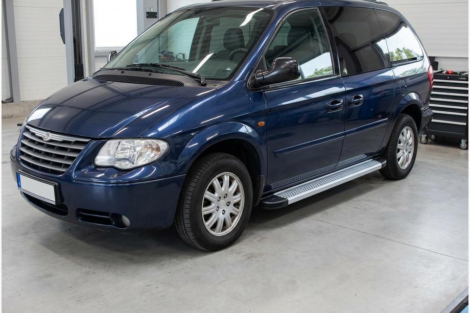 Chrysler Voyager 2001–2007 Sānu sliekšņi Maya V2 (2 gab., alumīnijs) Image