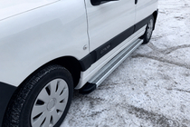 Citroen Berlingo 1996–2008 Sānu sliekšņi Maya V2 (2 gab., alumīnijs) foto 1