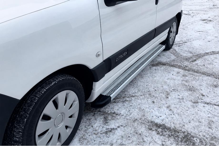 Citroen Berlingo 1996–2008 Sānu sliekšņi Maya V2 (2 gab., alumīnijs) Image
