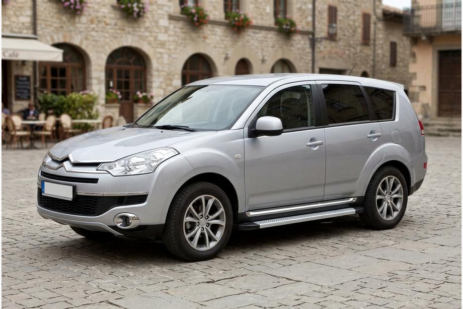 Citroen C-Crosser 2007–2013 Sānu sliekšņi Maya V2 (2 gab., alumīnijs) Image