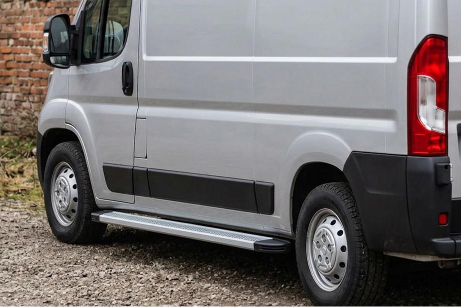 Citroen Jumper 2007–2025 Sānu sliekšņi Maya V2 (2 gab., alumīnijs) Image