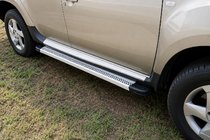 Dacia Duster 2008–2018 Sānu sliekšņi Maya V2 (2 gab., alumīnijs) foto 1