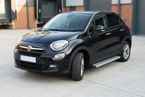 Fiat 500X 2014–2024 Sānu sliekšņi Maya V2 (2 gab., alumīnijs) foto 1