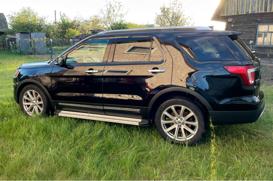 Ford Explorer 2011–2019 Sānu sliekšņi Maya V2 (2 gab., alumīnijs) Image