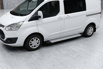 Ford Custom 2013–2022 Sānu sliekšņi Maya V2 (2 gab., alumīnijs) foto 1