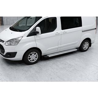 Sānu sliekšņi Maya V2 (2 gab., alumīnijs) Ford Custom 2013–2022 foto 1