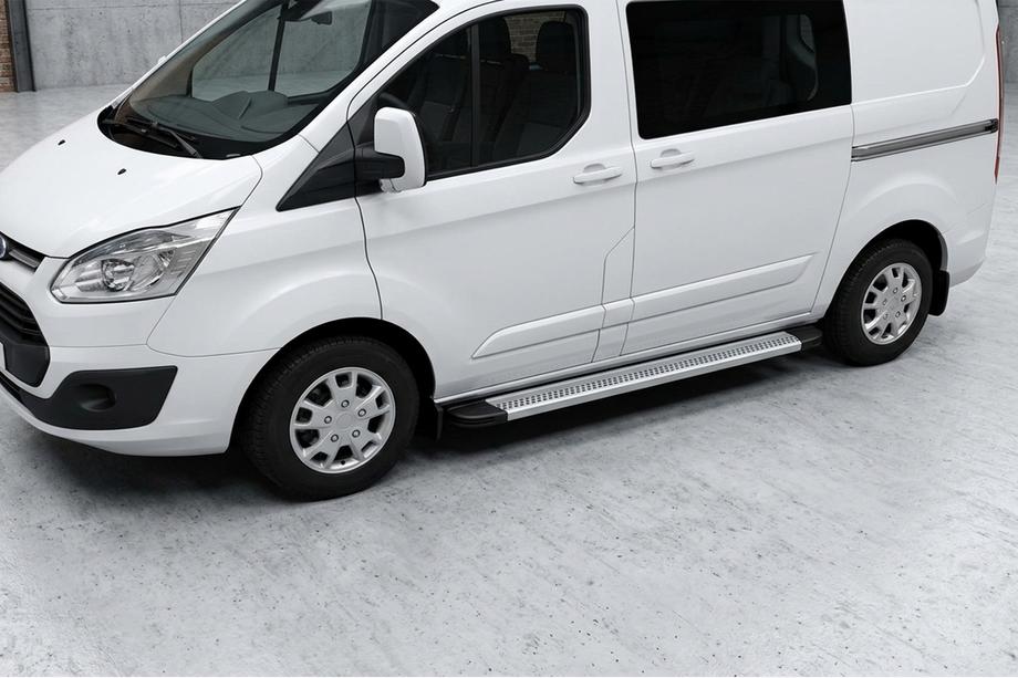 Ford Custom 2013–2022 Sānu sliekšņi Maya V2 (2 gab., alumīnijs) Image