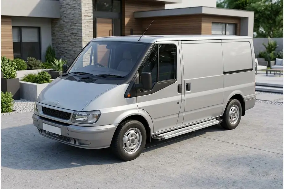 Ford Transit 2000–2014 Sānu sliekšņi Maya V2 (2 gab., alumīnijs) Image