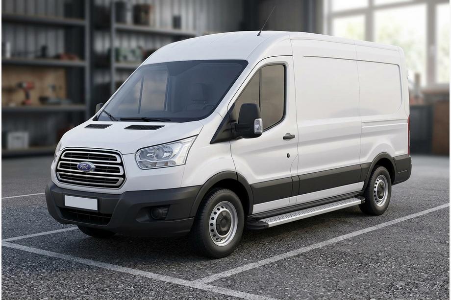 Ford Transit 2014– Sānu sliekšņi Maya V2 (2 gab., alumīnijs) Image
