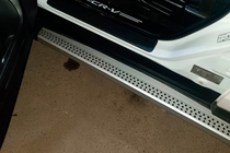 Honda CRV 2012–2016 Sānu sliekšņi Maya V2 (2 gab., alumīnijs) foto 5