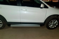 Honda CRV 2012–2016 Sānu sliekšņi Maya V2 (2 gab., alumīnijs) foto 9