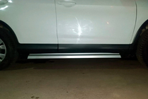 Honda CRV 2012–2016 Sānu sliekšņi Maya V2 (2 gab., alumīnijs) foto 4