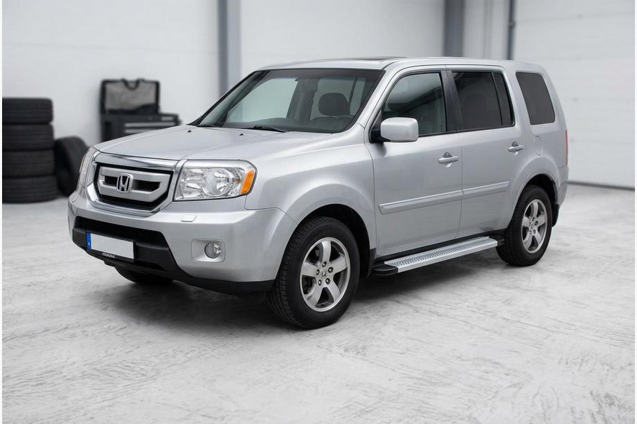 Honda Pilot 2008–2015 Sānu sliekšņi Maya V2 (2 gab., alumīnijs) Image