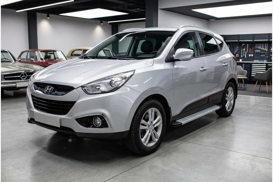 Hyundai IX-35 2010–2015 Sānu sliekšņi Maya V2 (2 gab., alumīnijs) Image