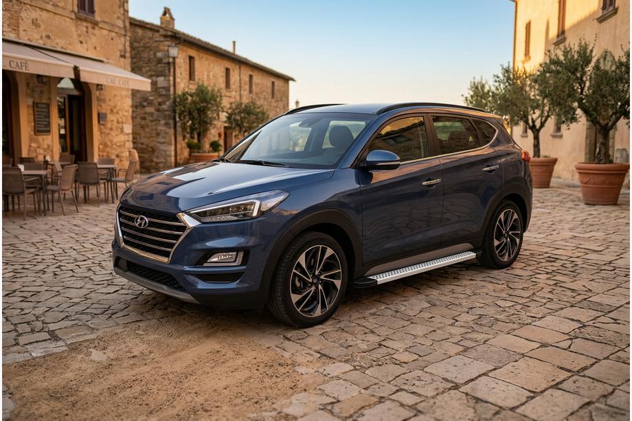 Hyundai Tucson TL 2016–2021 Sānu sliekšņi Maya V2 (2 gab., alumīnijs) Image