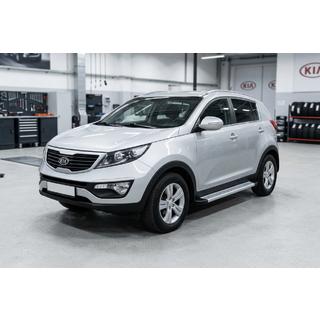 Sānu sliekšņi Maya V2 (2 gab., alumīnijs) Kia Sportage 2010–2015 foto 1