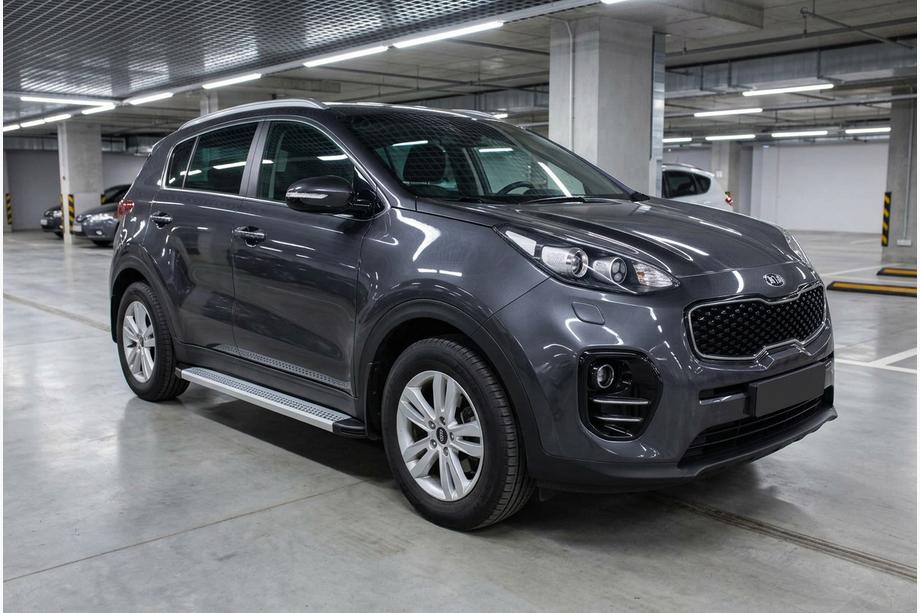 Kia Sportage 2015–2021 Sānu sliekšņi Maya V2 (2 gab., alumīnijs) Image