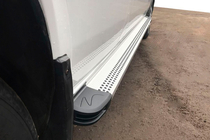 Volkswagen LT 1995–2006 Sānu sliekšņi Maya V2 (2 gab., alumīnijs) foto 1