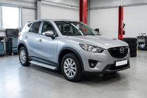 Mazda CX-5 2012–2017 Sānu sliekšņi Maya V2 (2 gab., alumīnijs) foto 1