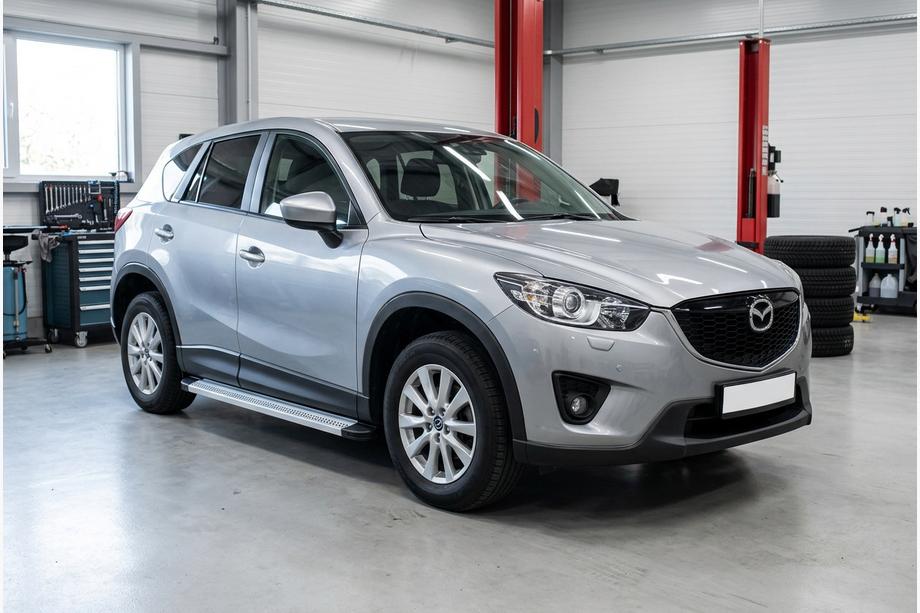 Mazda CX-5 2012–2017 Sānu sliekšņi Maya V2 (2 gab., alumīnijs) Image