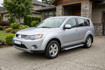 Mitsubishi Outlander 2006–2012 Sānu sliekšņi Maya V2 (2 gab., alumīnijs) foto 1